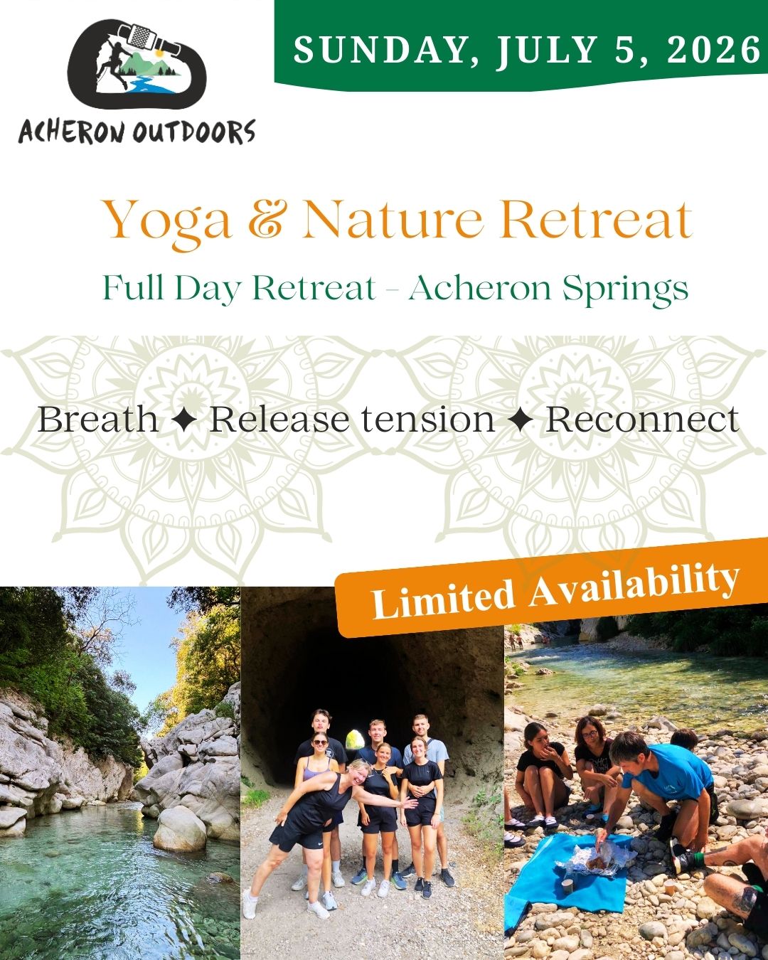 Yoga & Nature Retreat | Acheron Springs 2026